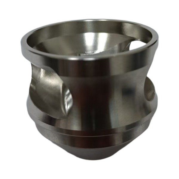 5-axis CNC machined stainless steel AISI 316 component