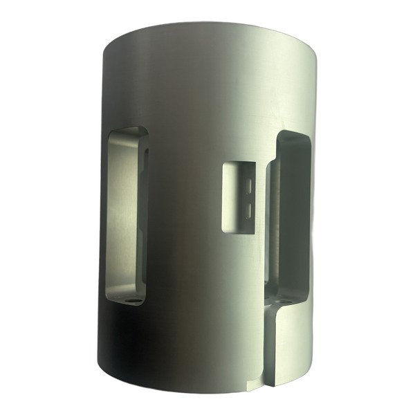 CNC turning machined+anodized&AL6082-1