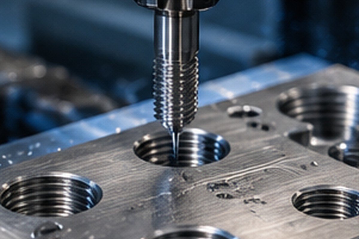 CNC Threaded Holes: Machining and Inspection for Precision Parts — illustrative precision machining visual