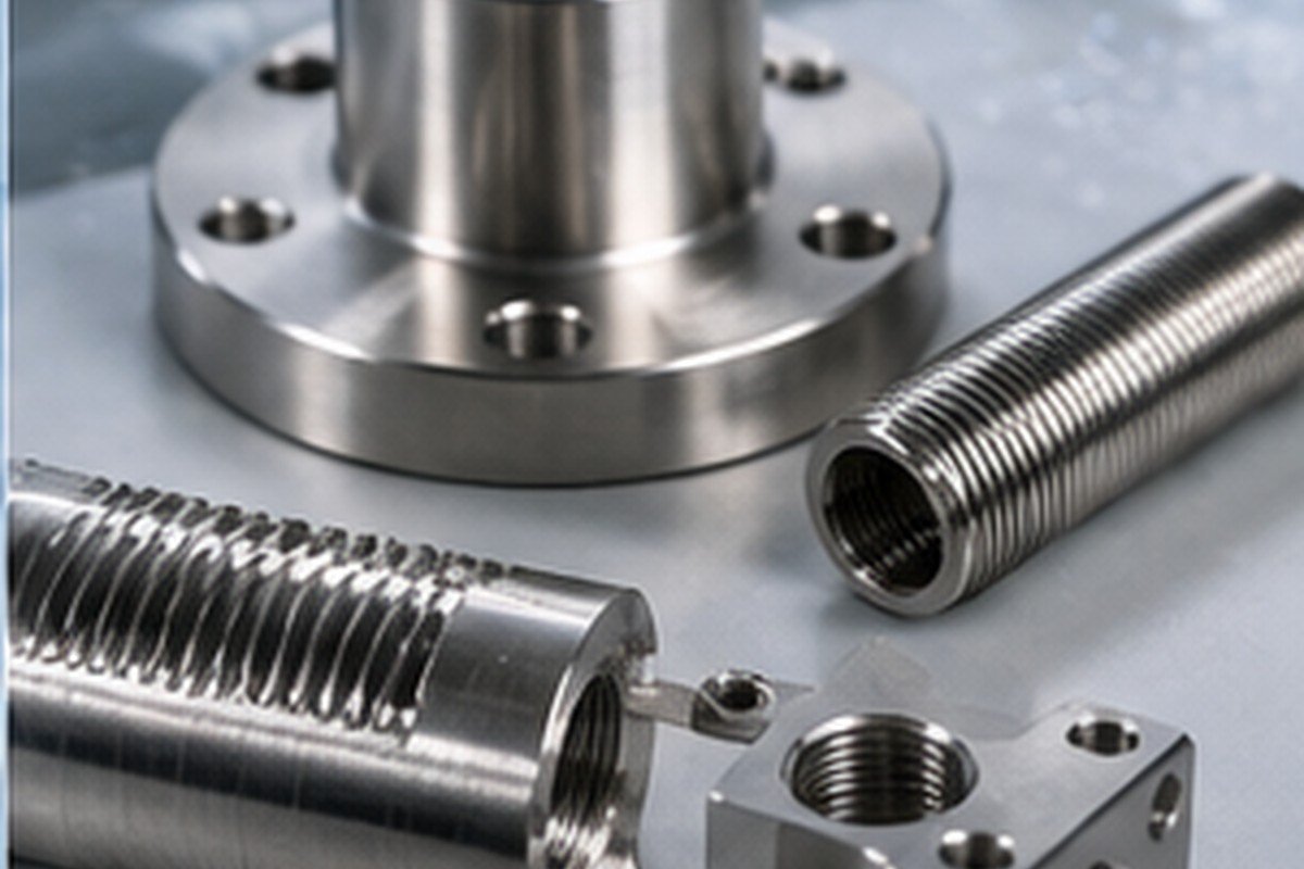 Custom Stainless Steel CNC Machining: 304, 316 and 316L — illustrative precision machining visual